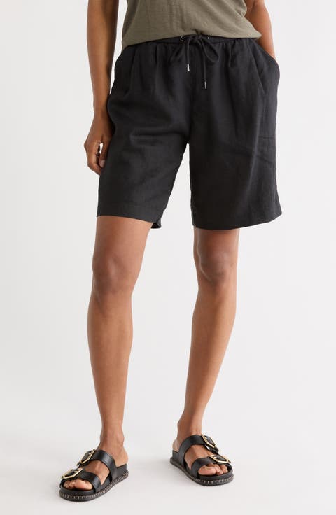 Linen Bermuda Shorts