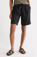 James Perse Linen Bermuda Shorts