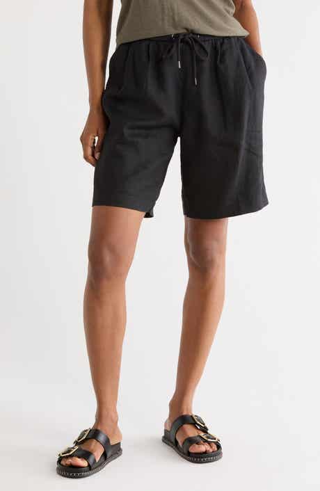 James Perse Linen Bermuda Shorts