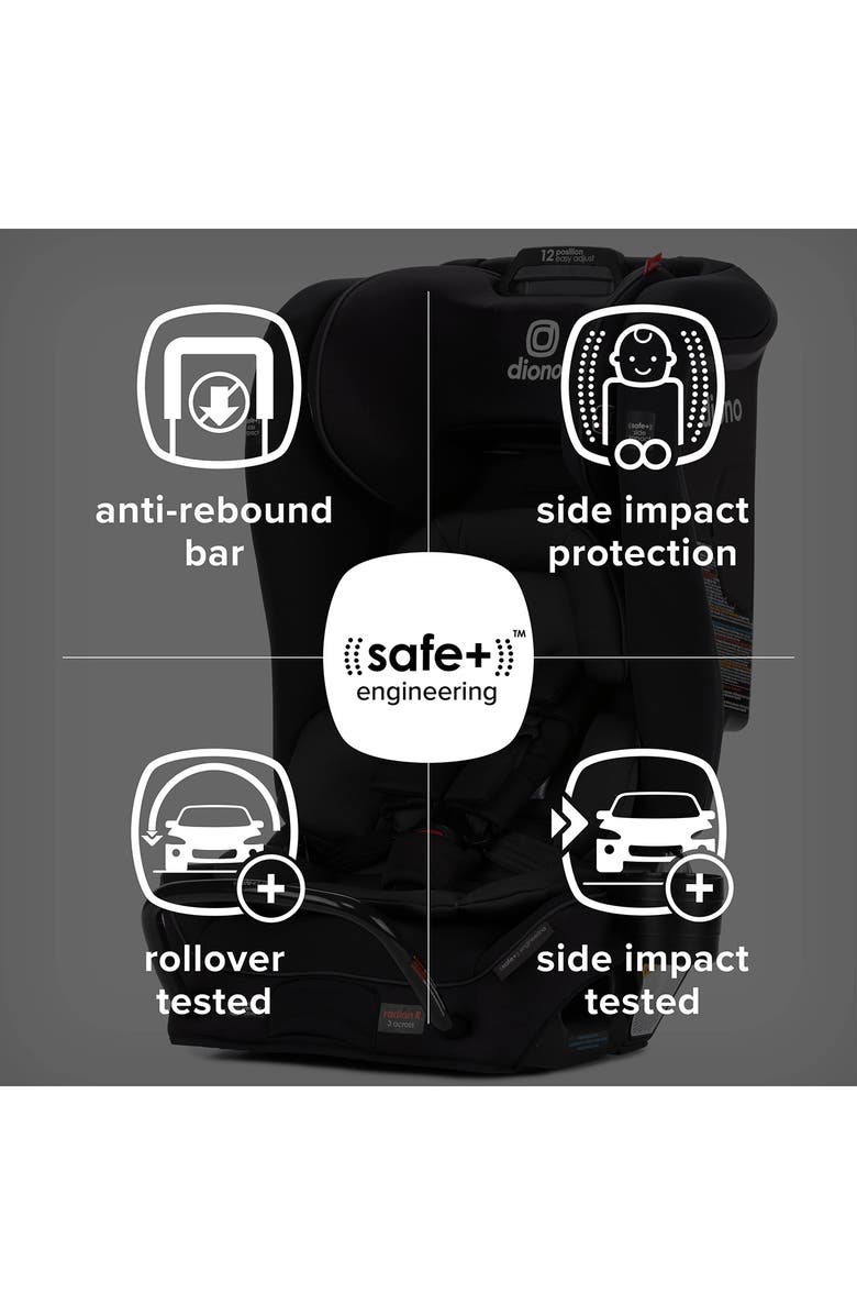 Diono Radian 3RXT Safe+<sup>®</sup> All-in-One Convertible Car Seat, Alternate, color,