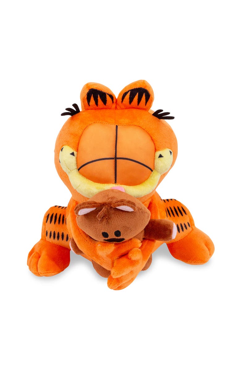 Toynk Garfield Holding Pooky 12-Inch Collector Plush, Alternate, color, Orange