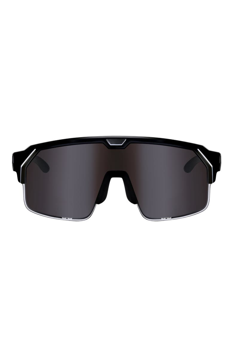 Chamelo Music Shield Slider HVL Sunglasses, Main, color, Smoke Lenses