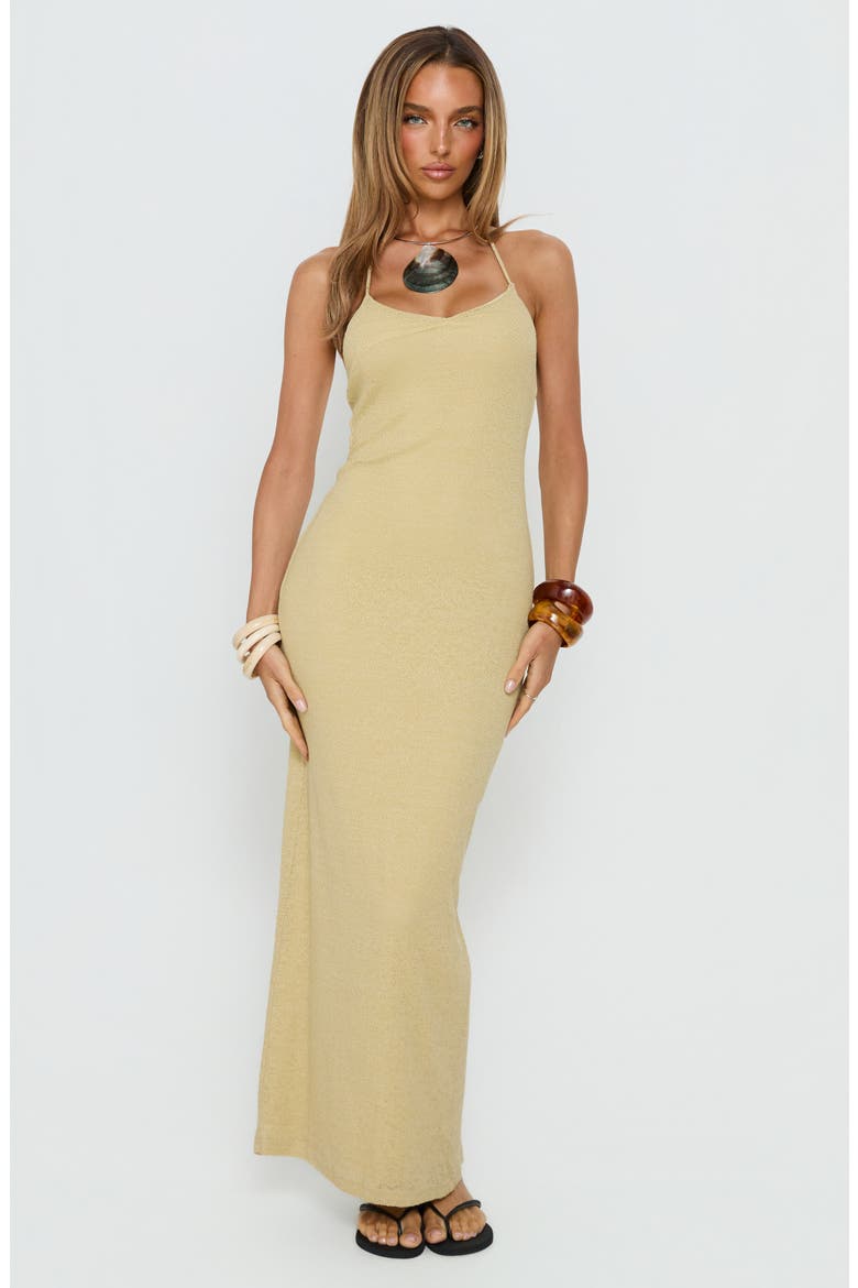 Be The One Beaded Back Maxi Dress, Alternate, color, SAGE GREEN