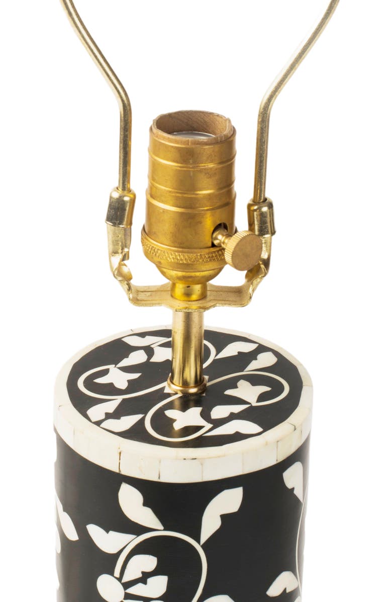 Mela Artisans Floral Vines Table Lamp - Black, Alternate, color, Floral