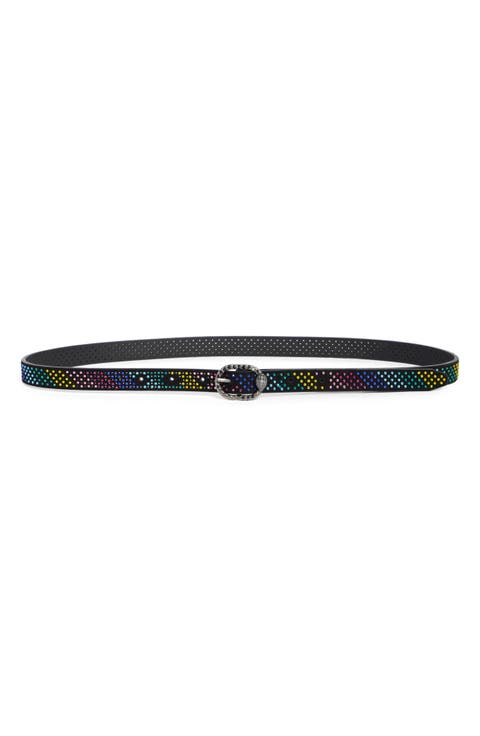 Rainbow Rhinestone Mayfair Belt