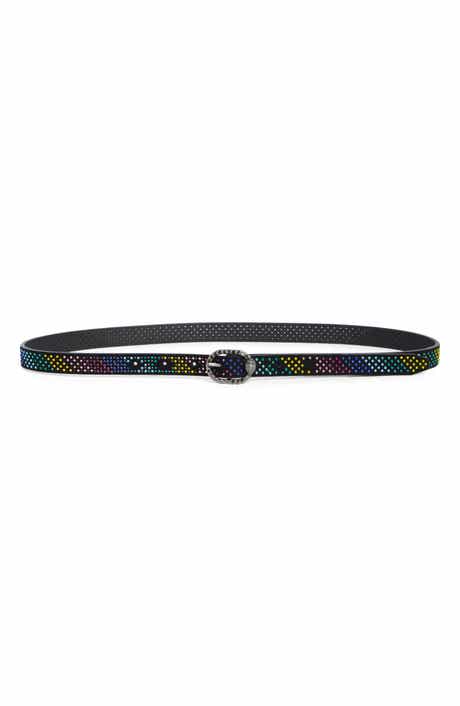 Kurt Geiger London Rainbow Rhinestone Mayfair Belt