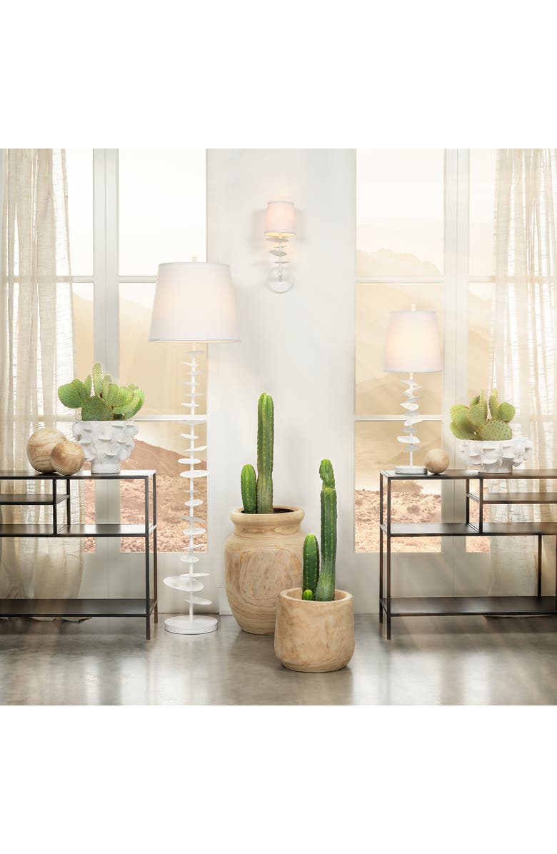 JAMIE YOUNG Petal 1-Light Wall Sconce, Alternate, color, White