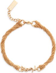 Saint Laurent YSL Tassel Bracelet