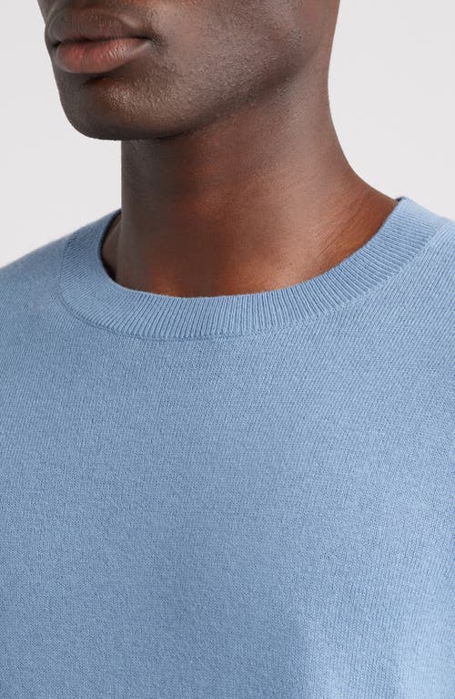 Nordstrom Crewneck Cotton & Cashmere Sweater In Blue