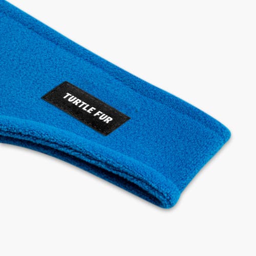 Turtle Fur Bang Band Fleece Headband In Blue