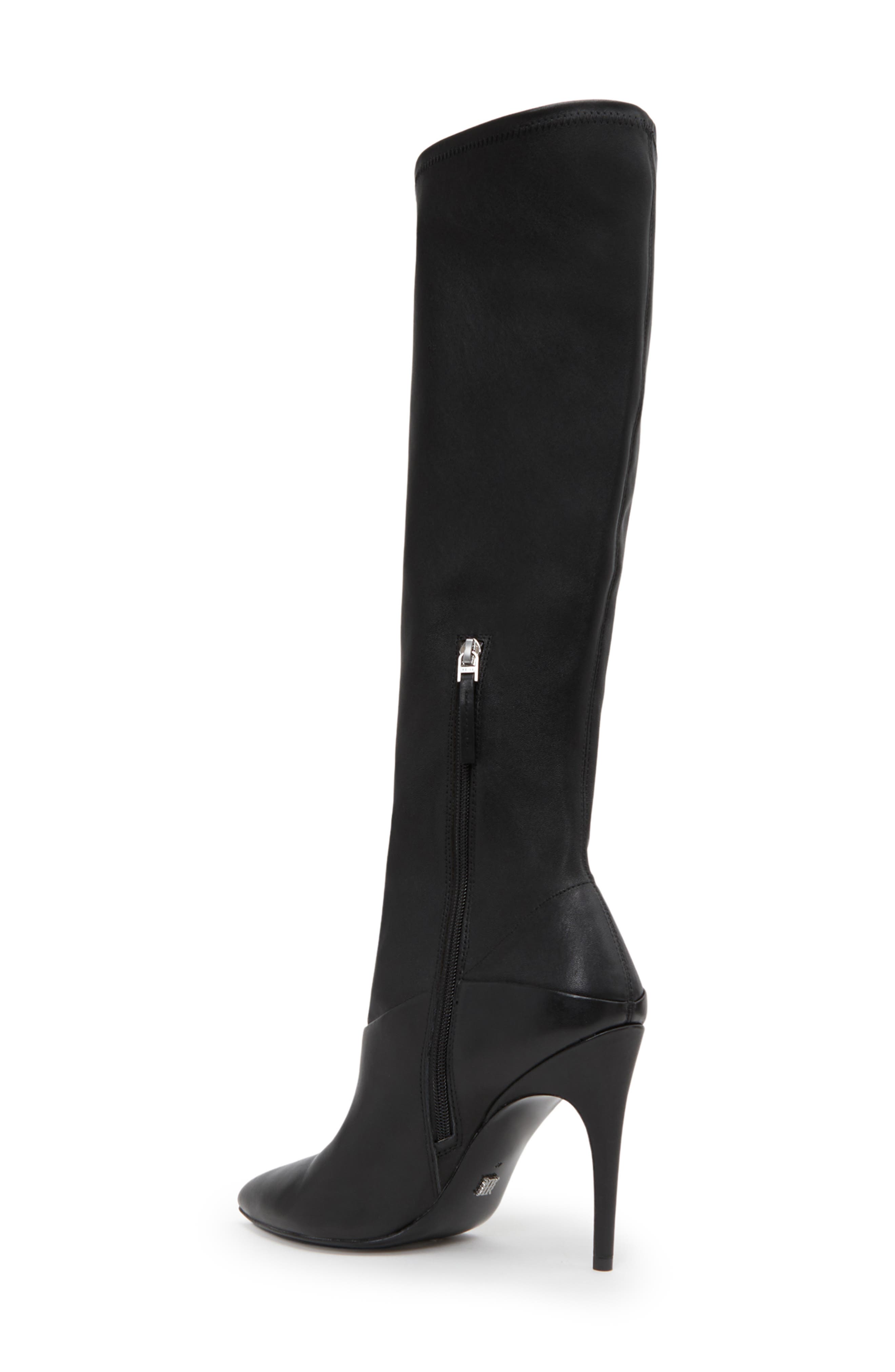 Carina Pointed Toe Boot (Nordstrom Exclusive), Alternate, color, BLACK