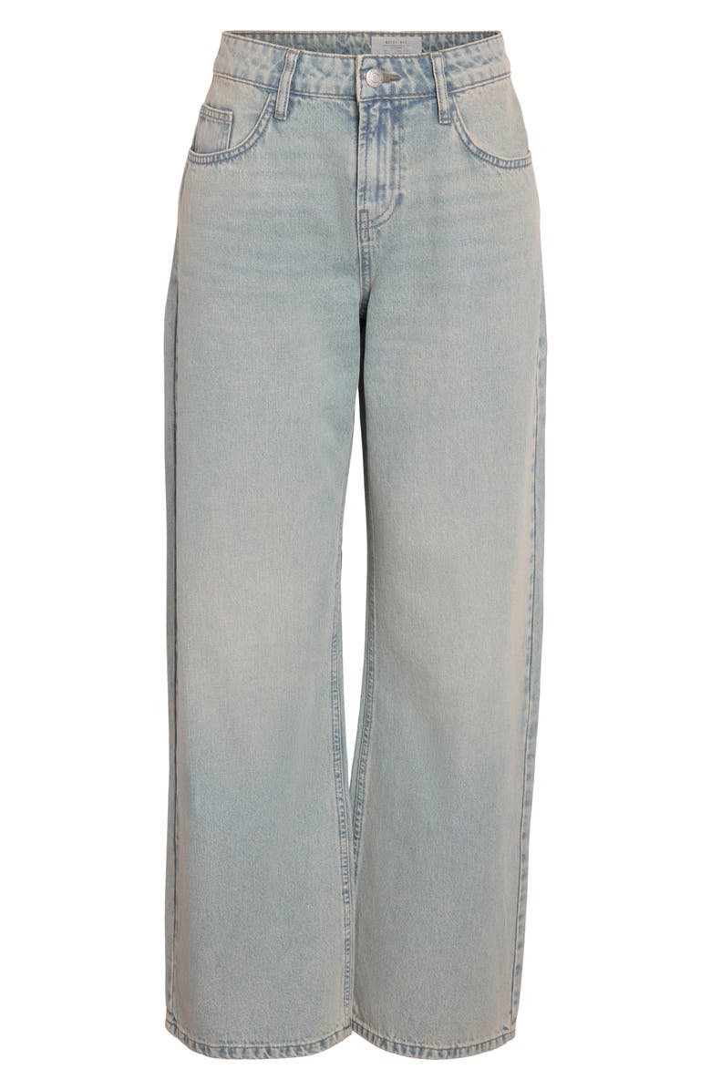 Noisy may Adriana Loose Fit Jeans, Alternate, color, Light Blue Denim