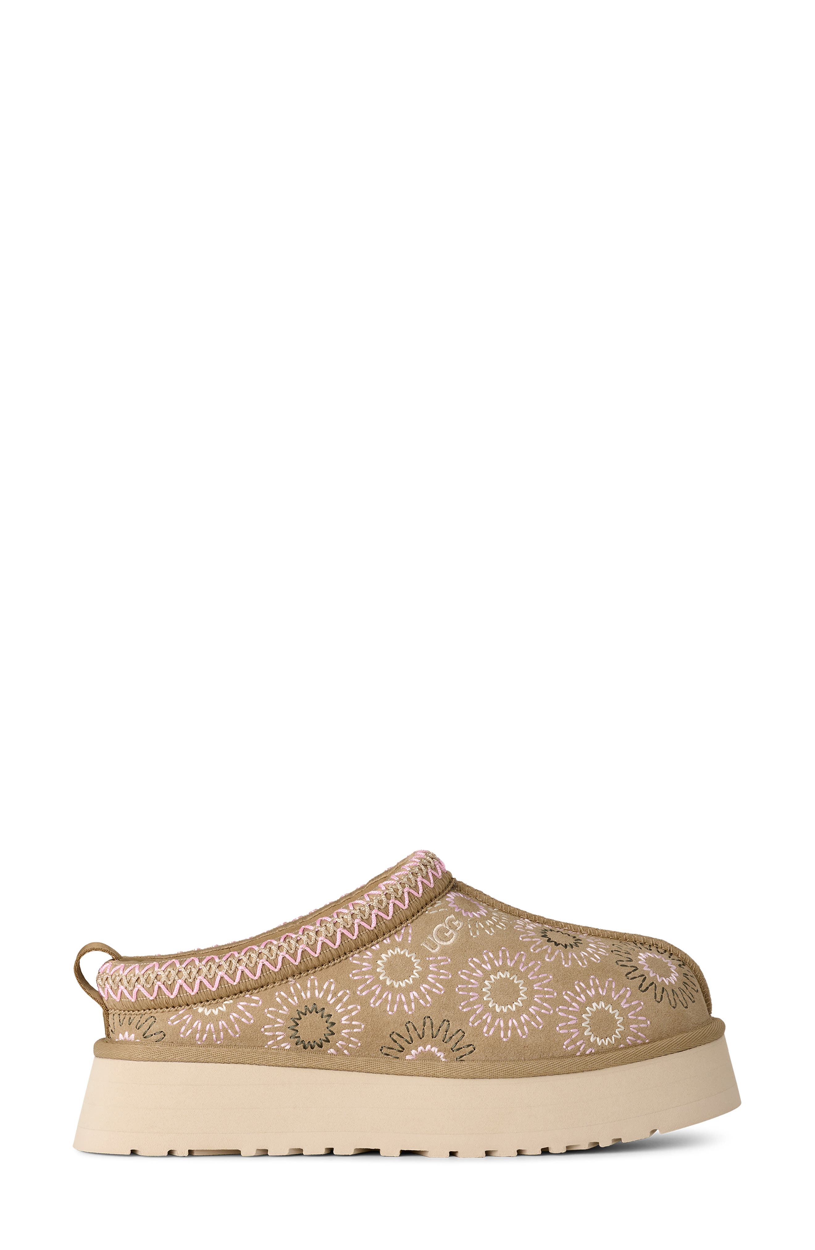 UGG<sup>®</sup> Tazz Sun Stitch Slipper, Alternate, color, Mustard Seed