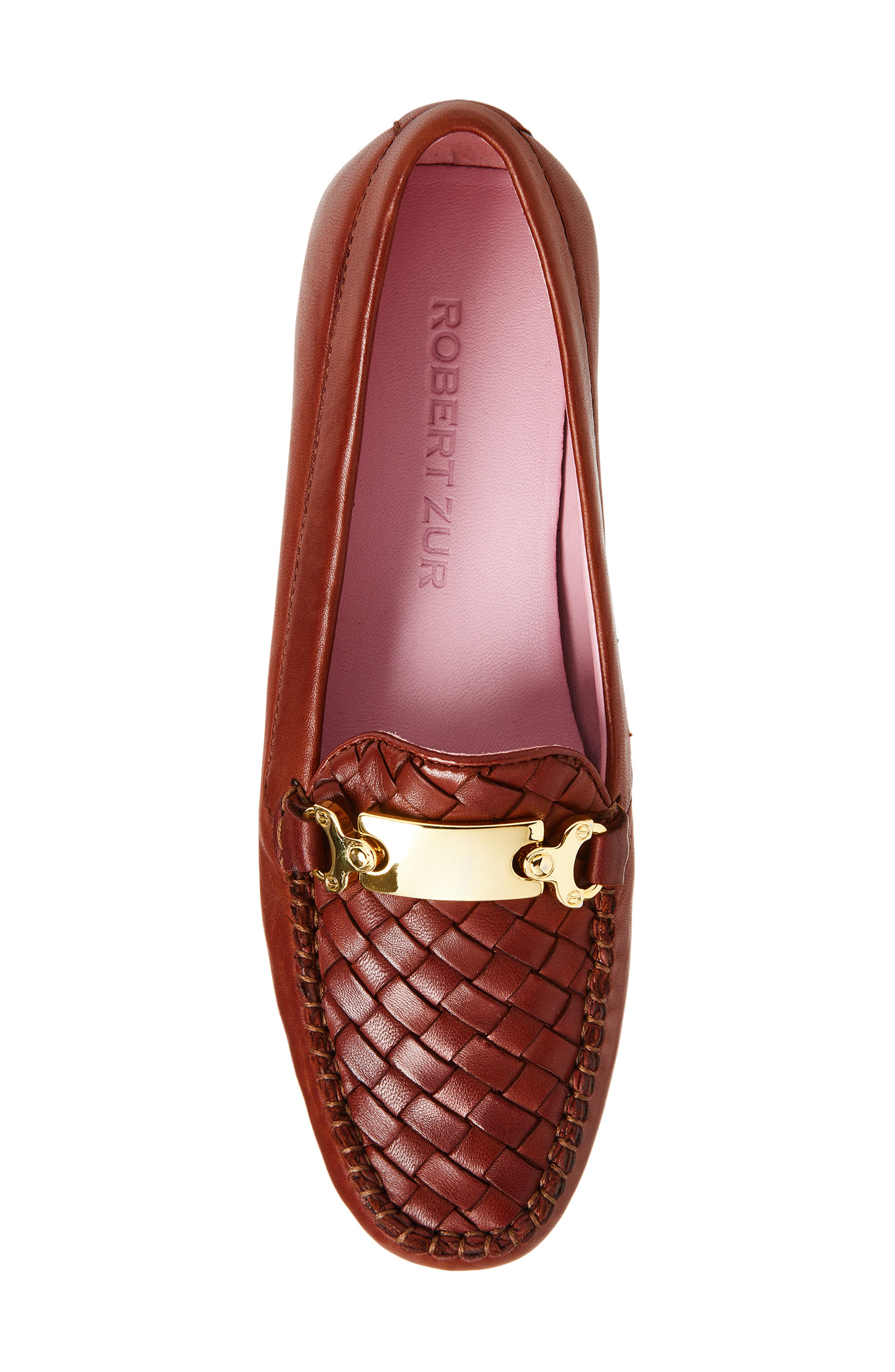 Mirror Driving Loafer, Alternate, color, LUGGAGE