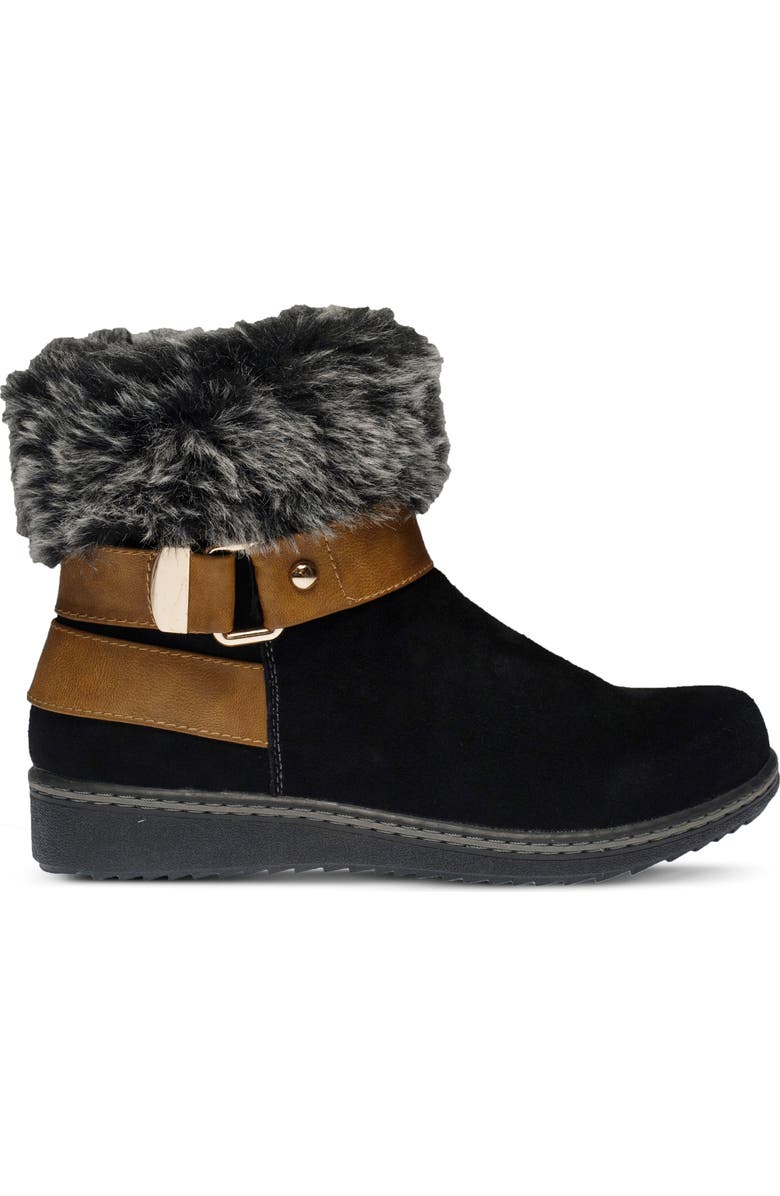 Spring Step Water Resistant Faux Fur Bootie, Alternate, color,