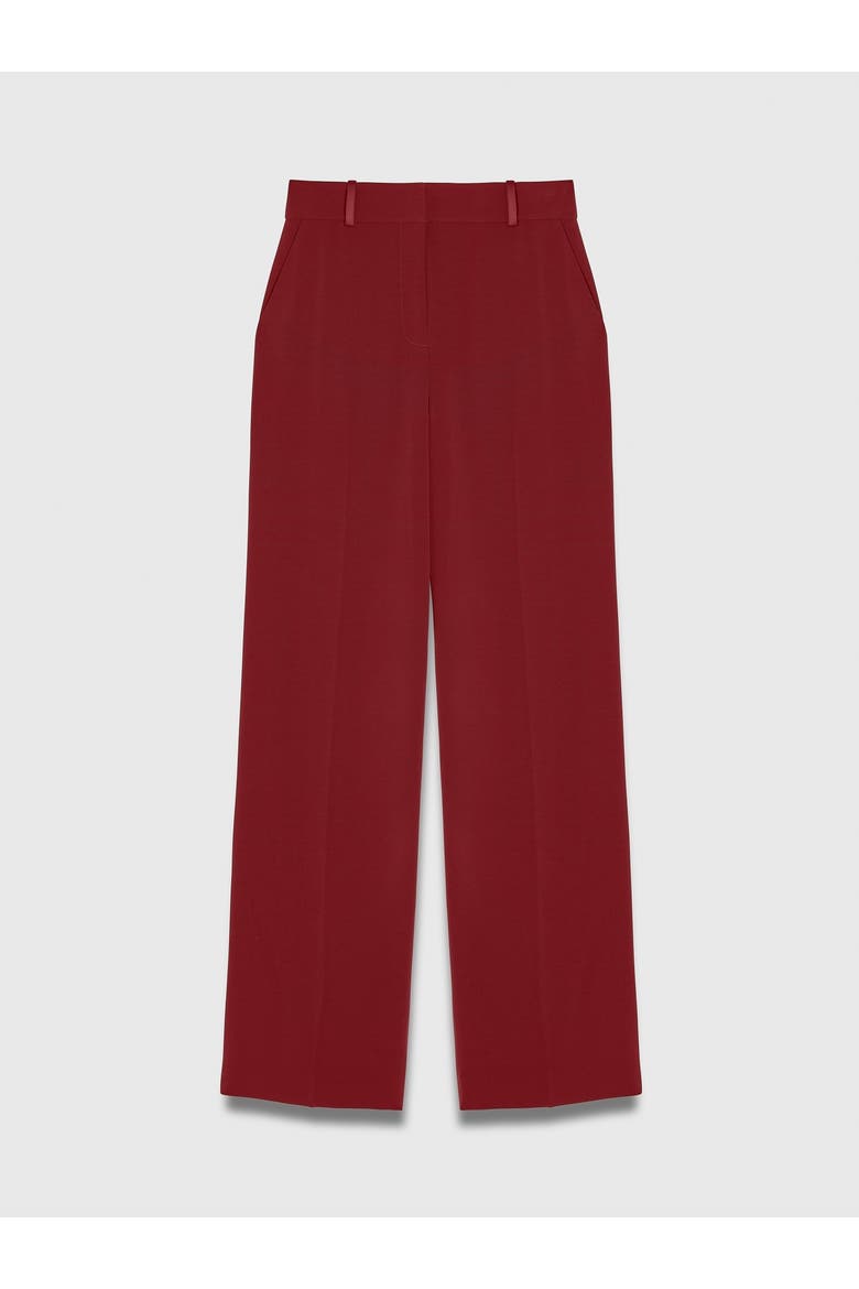 Clever Crepe Adelaide Wide-leg Trousers, Alternate, color, Red