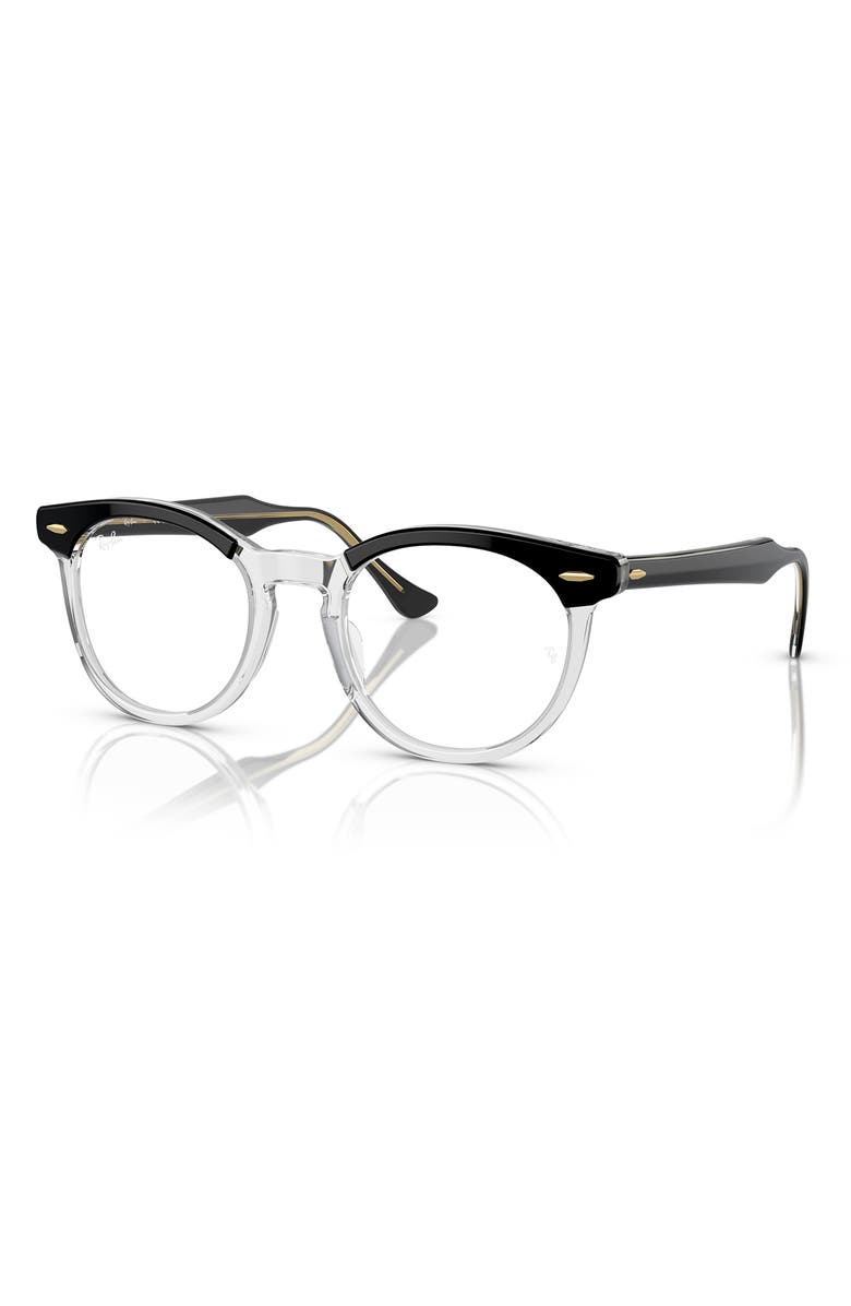 Ray-Ban Eagle Eye 51mm Square Optical Glasses, Alternate, color,