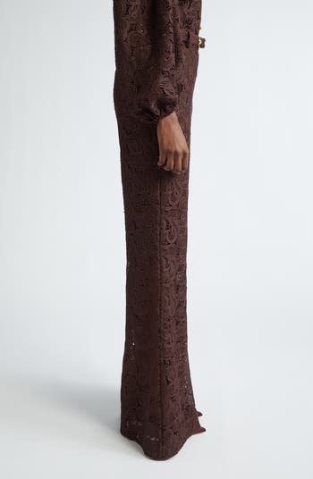 ZIMMERMANN Illustration Lace Flare Pant レース フレア パンツ Zimmermann Pants | Australian Designer Collection | Coveti