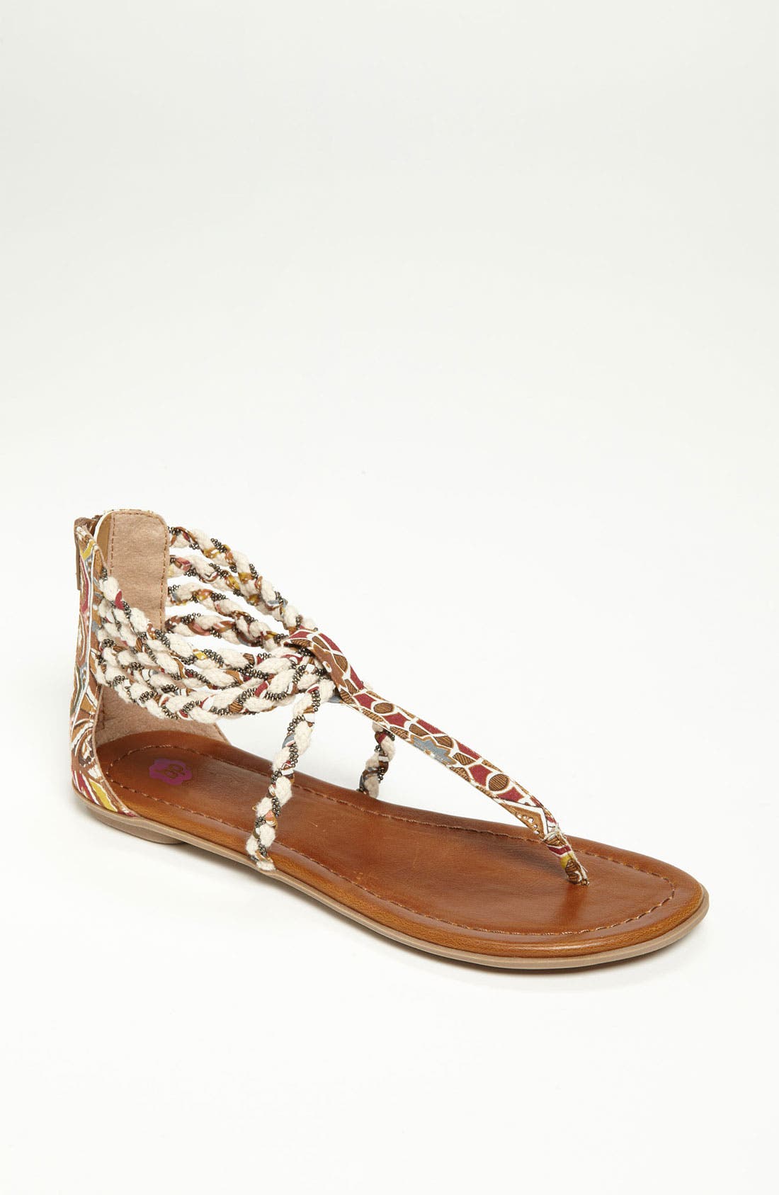 'Marta' Sandal, Main, color, BROWN / NATURAL