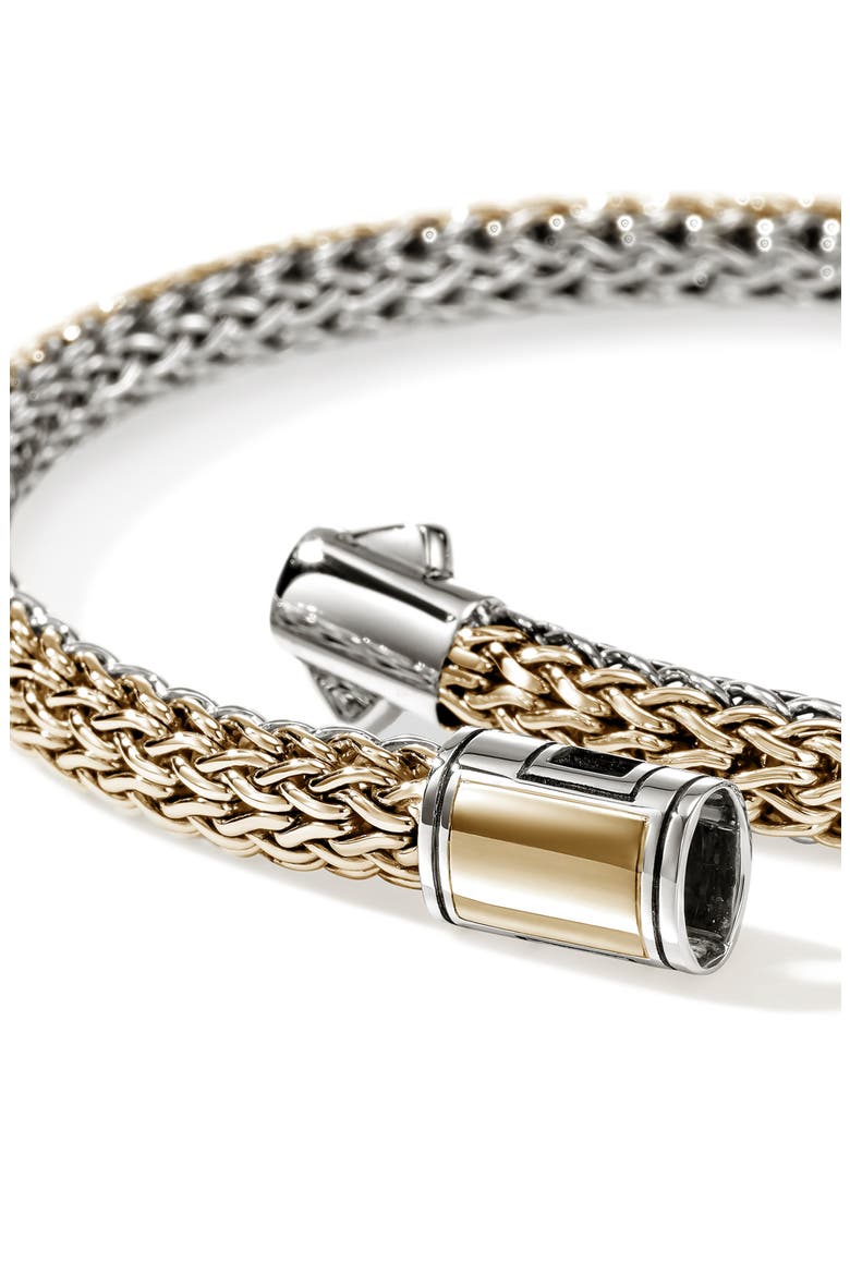 Icon Reversible Bracelet, 5mm, Alternate, color, SILVER AND GOLD