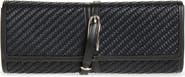 LIFFNER Belted Raffia Clutch