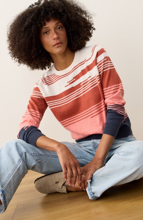 Marine Layer Sunset Icon Cotton Sweater In Multi