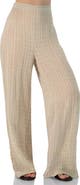 IVONNE Wide-Leg Elastic Waist Pants