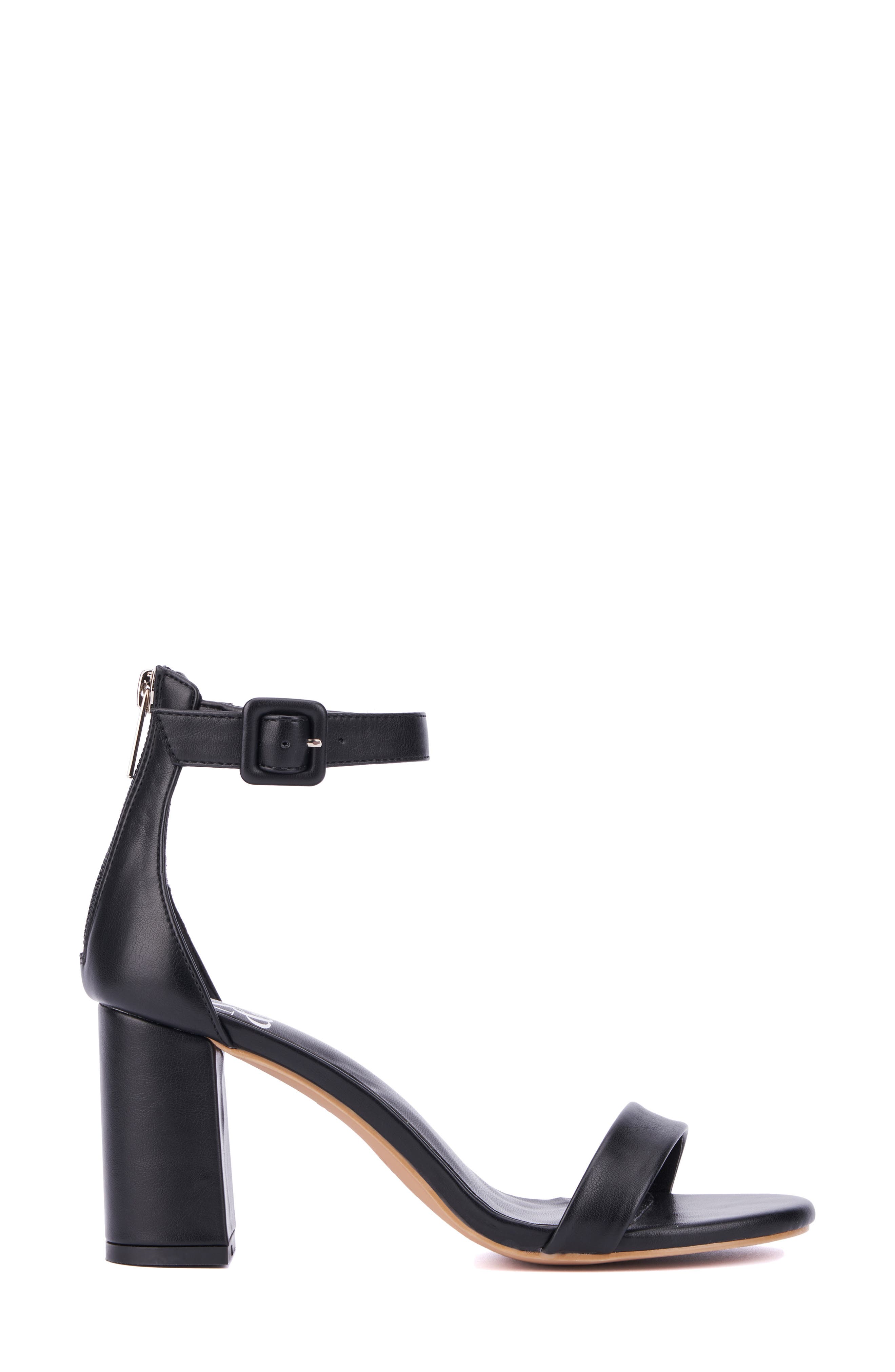 NEW YORK AND COMPANY Lulu Heeled Sandal, Alternate, color, Black