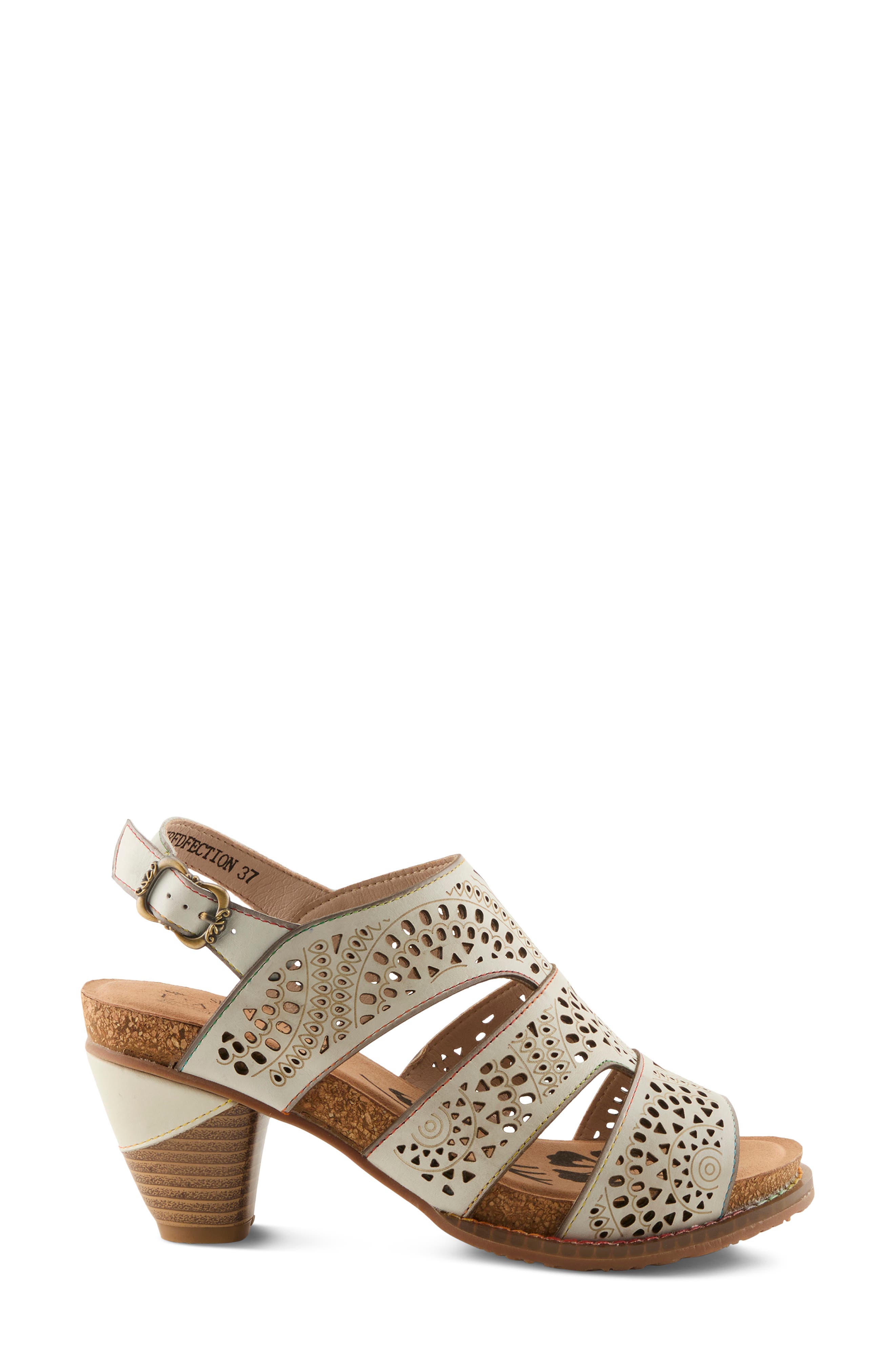 L'Artiste by Spring Step Perfdfection Slingback Sandal, Alternate, color, Bone