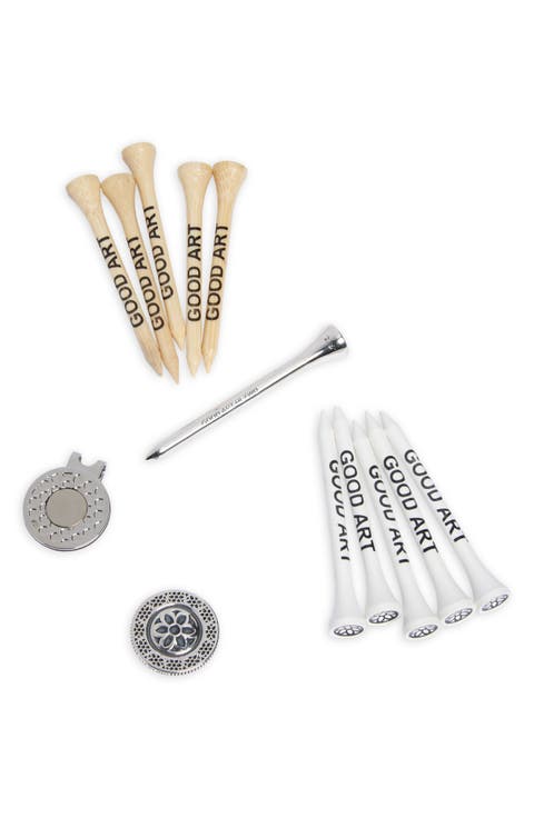 Sterling Golf Tee & Ball Marker Set
