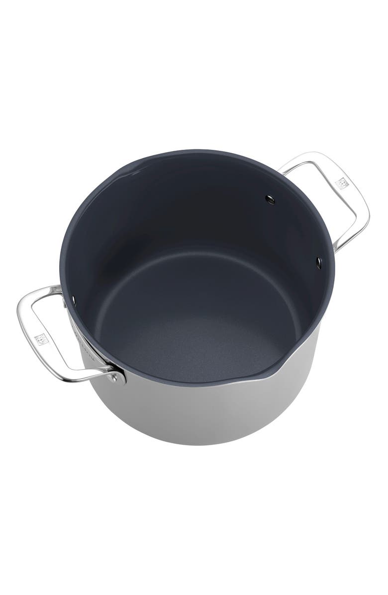 ZWILLING Clad CFX 8-Quart Nonstick Stainless Steel Stock Pot, Alternate, color, Stainless Steel