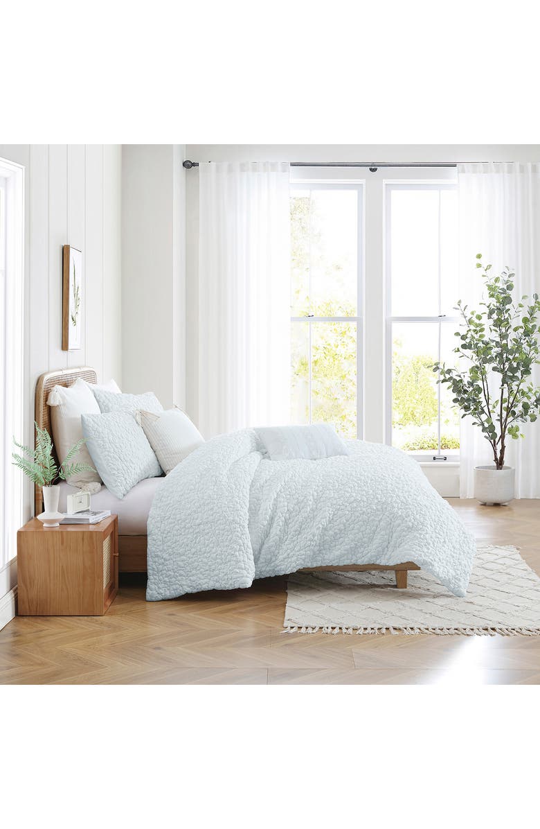 Peri Home Floral Bubble Comforter & Sham Set, Alternate, color, White