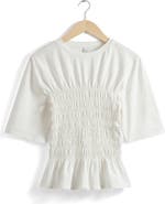 & Other Stories Smocked Top