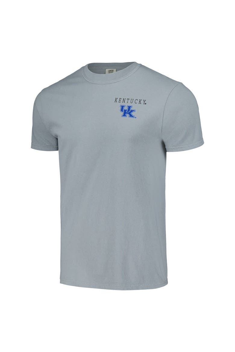 Men's Gray Kentucky Wildcats Campus Scene Comfort Colors T-Shirt, Alternate, color, Gray
