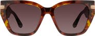 Stuart Weitzman 53mm Gradient Cat Eye Sunglasses