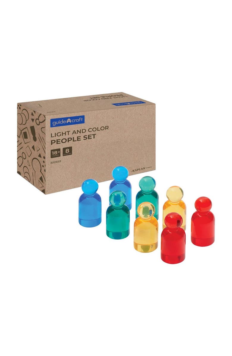 Kaplan Early Learning Company Light and Color People Set - 8 Pieces, Main, color, Multicolored