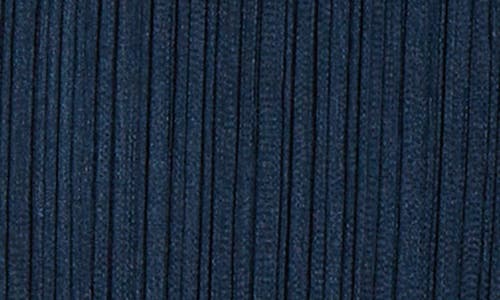 Shop Issey Miyake Pleats Please  Monthly Colors April Pleated Crop Straight Leg Pants In Grayish Navy