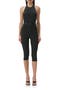 Lucia Printed Halter Capri Jumpsuit