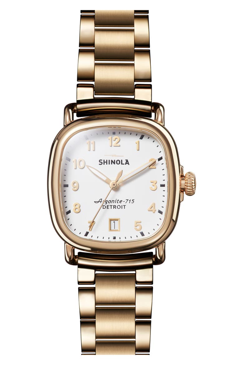 The Guardian Bracelet Watch, 36mm, Main, color, WHITE