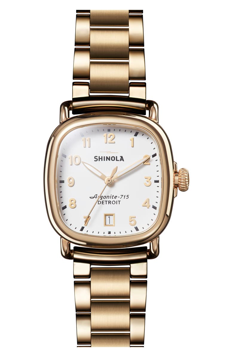 Shinola The Guardian Bracelet Watch, 36mm, Alternate, color,