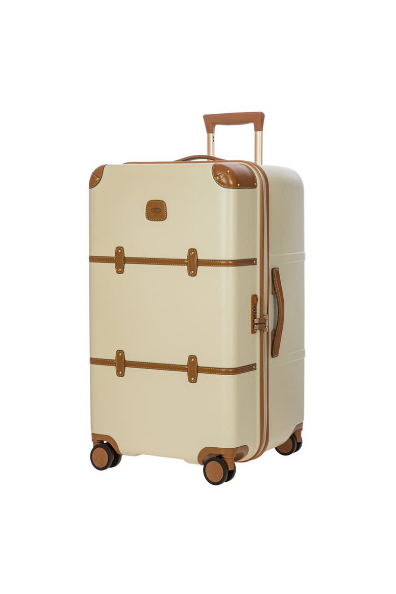 Bellagio Hardside 28" Large Checked Spinner Luggage, Alternate, color, Cream