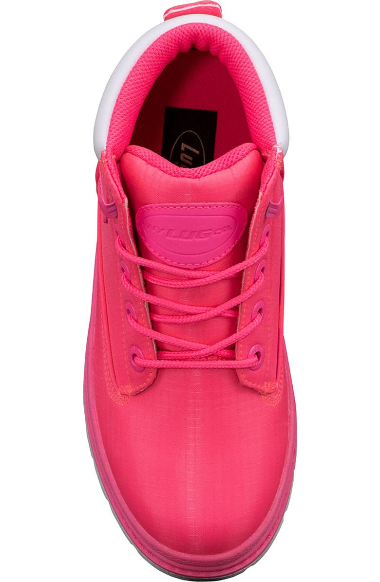 LUGZ <p>Drifter Ripstop Boot </p>, Alternate, color, Neon Pink/ White