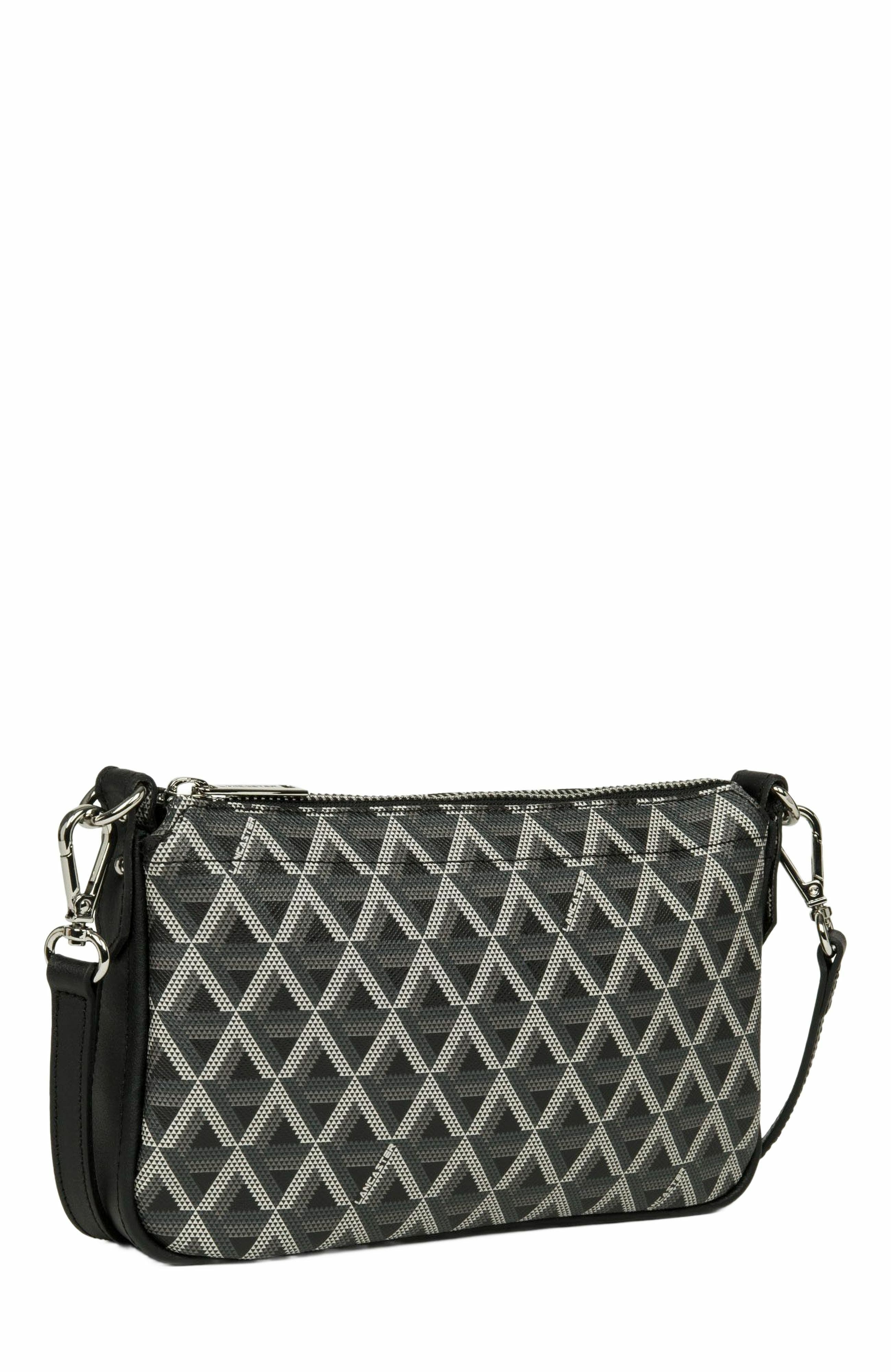 Lancaster Zipped Pouch S Ikon, Alternate, color, Noir