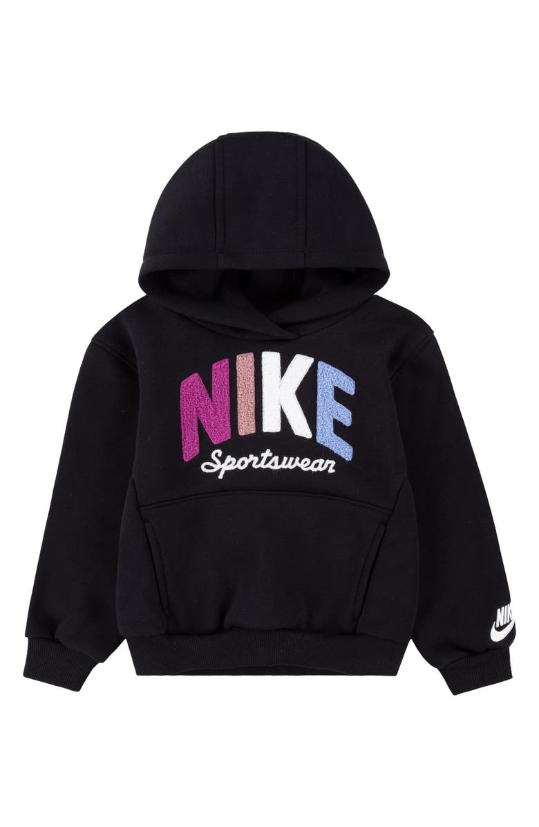 Nike Kids' Powder Play Hoodie, Main, color, Black