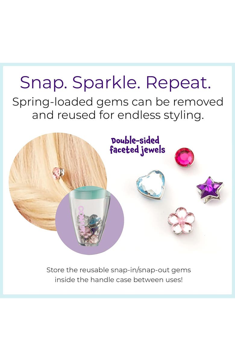 CONAIR Quick Gems Hair Jeweler Styler, Alternate, color, Turquoise