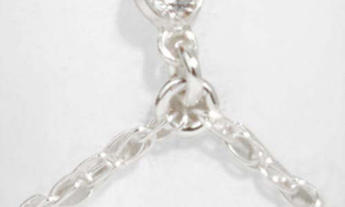Set & Stones Cyrus Hand Chain In Silver