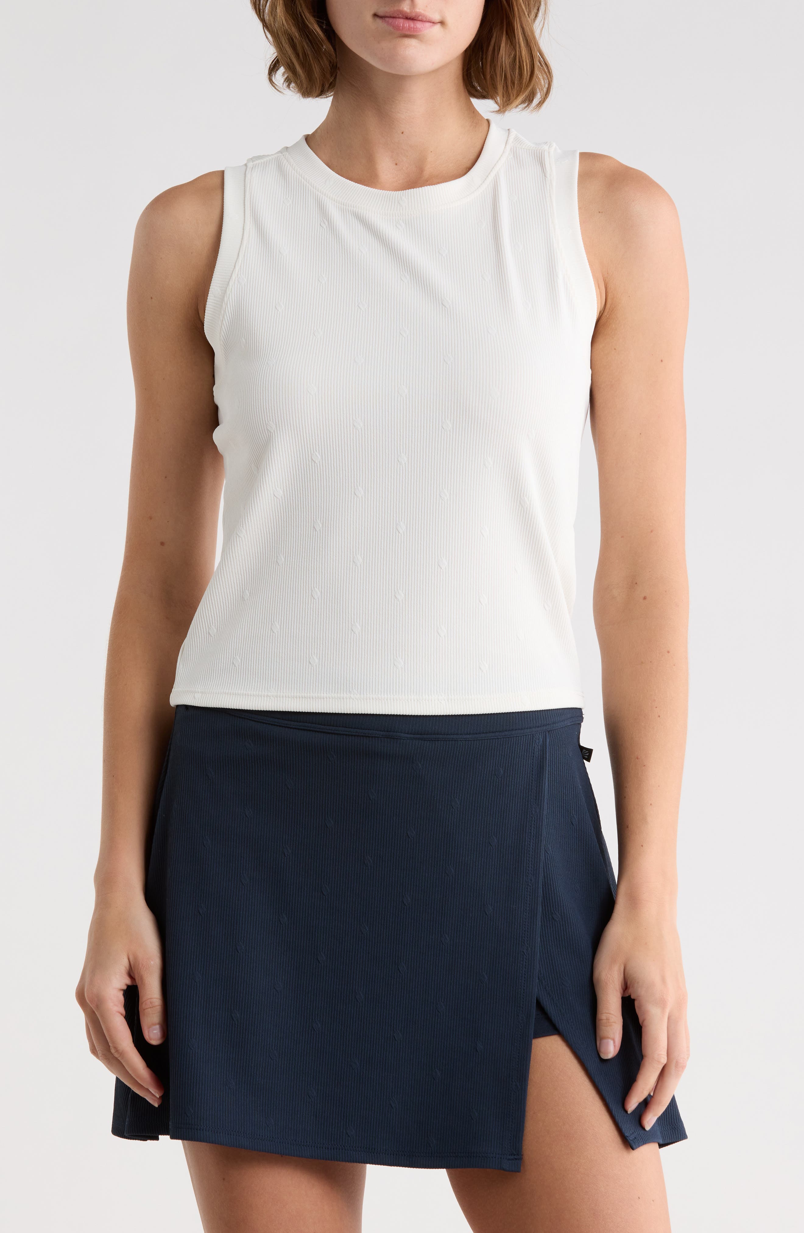 MARIKA Ellie Ribbed Crop Tank