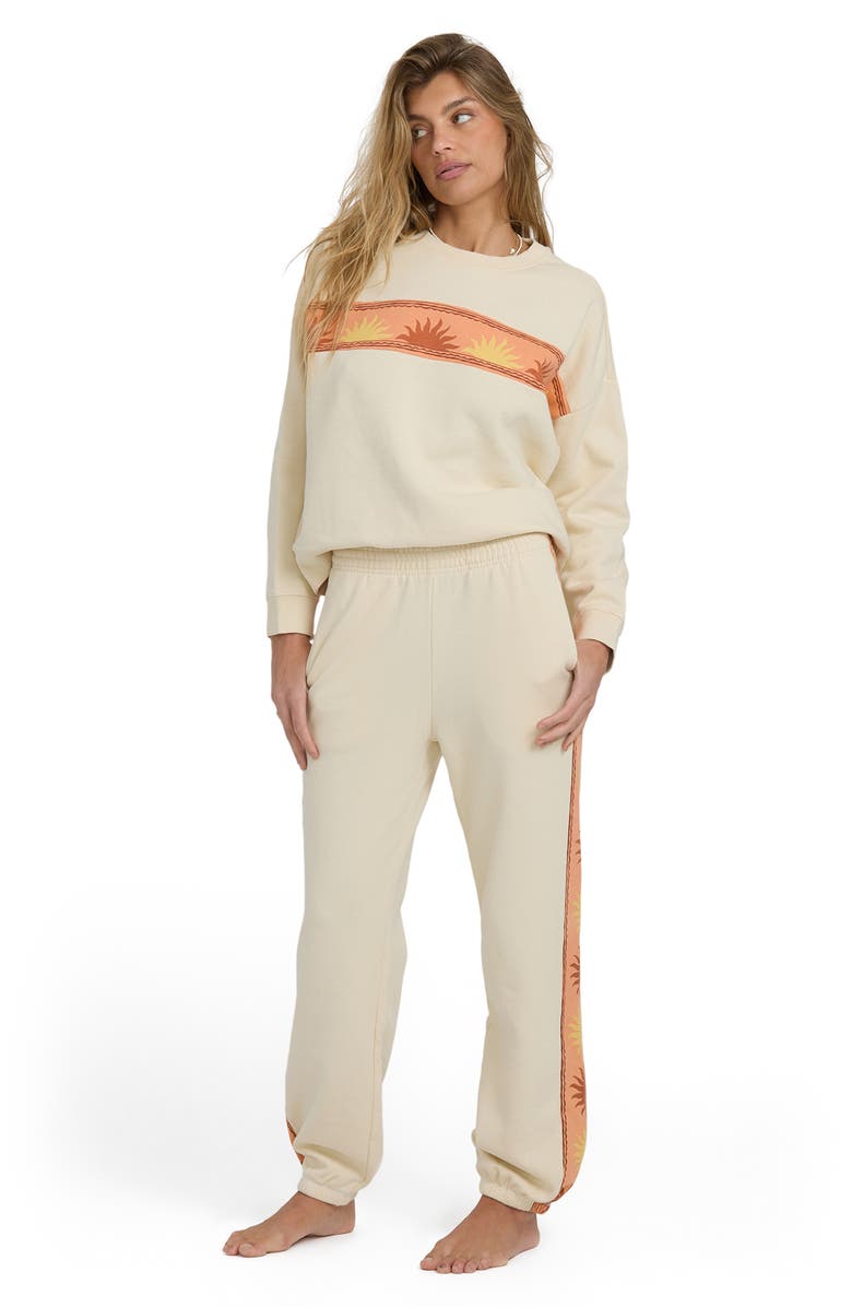 Billabong Echo Fleece Joggers, Alternate, color, White Cap