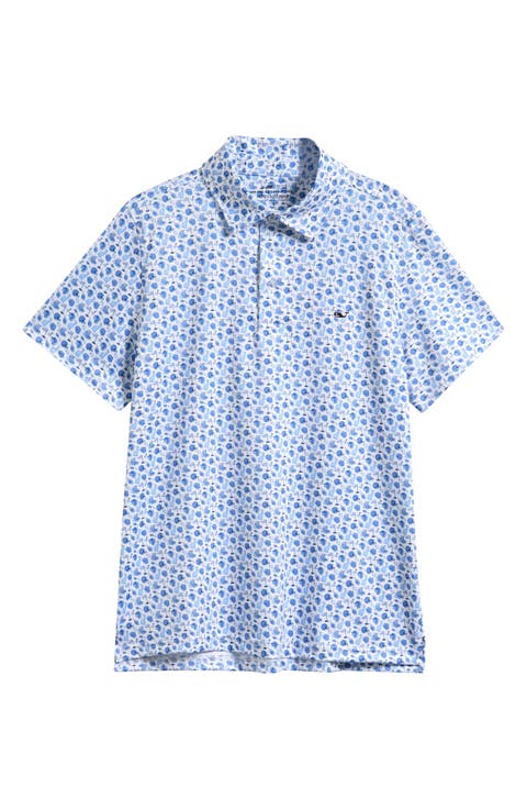 Kids' Print Polo
