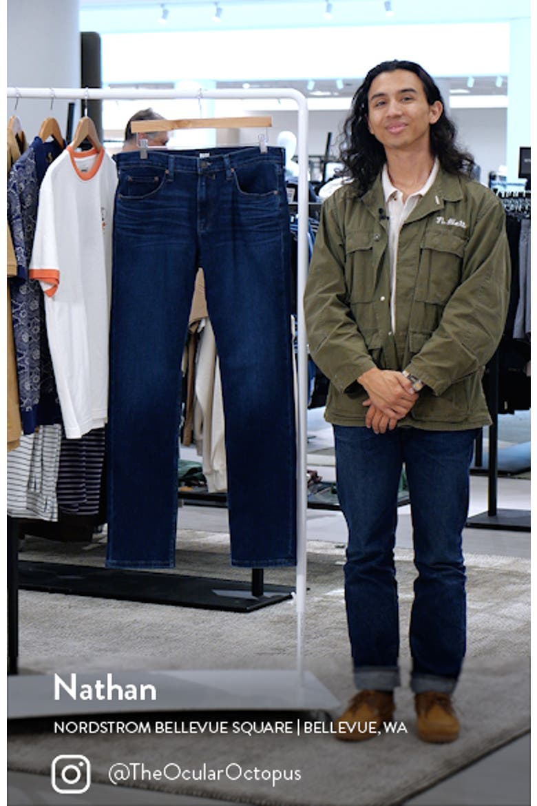 Federal Transcend Slim Straight Leg Jeans (Nordstrom Exclusive) video